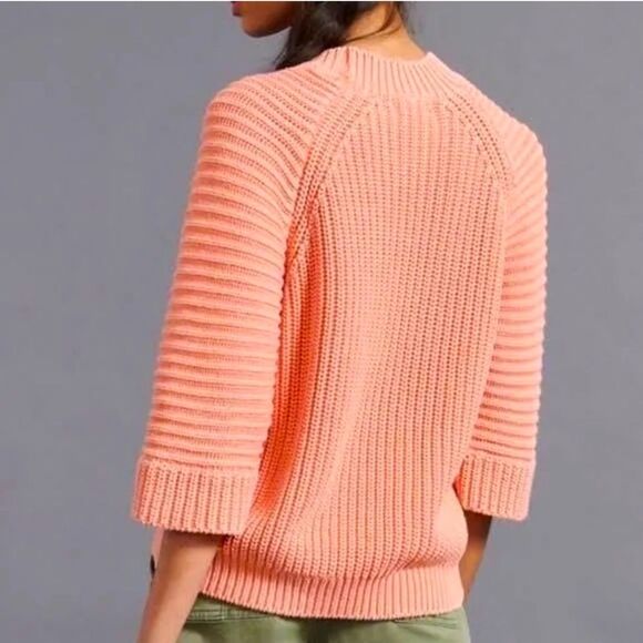 Maeve Anthropologie Coral sweater size XS - Picture 2 of 8